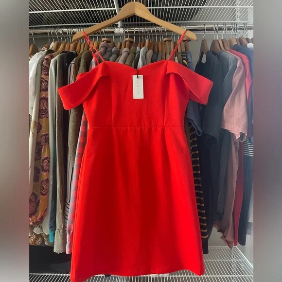 sugar lips off the shoulder dress Medelyn Off the Shoulder Mini Dress BUBBLE-GUM / L by Sugarlips